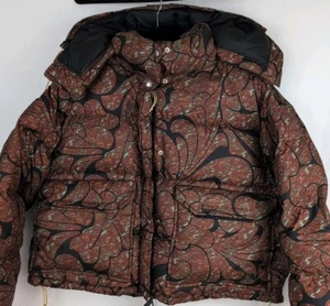 The North Face Down Fill 600 Cropped Jacke Sierra Print Damen XL Neu mit Etikett. A32 - Bild 1 von 6