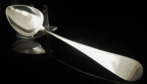 Schottischer antiker Sterling Silber Gießlöffel, CRESTED, Robert Wilson 1798 - Bild 1 von 12