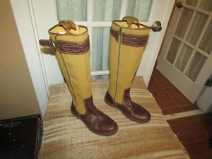 Timberland Women’s Boots Earth Keepers Knee High Leather & Canvas Size 7.5 W - Picture 1 of 10