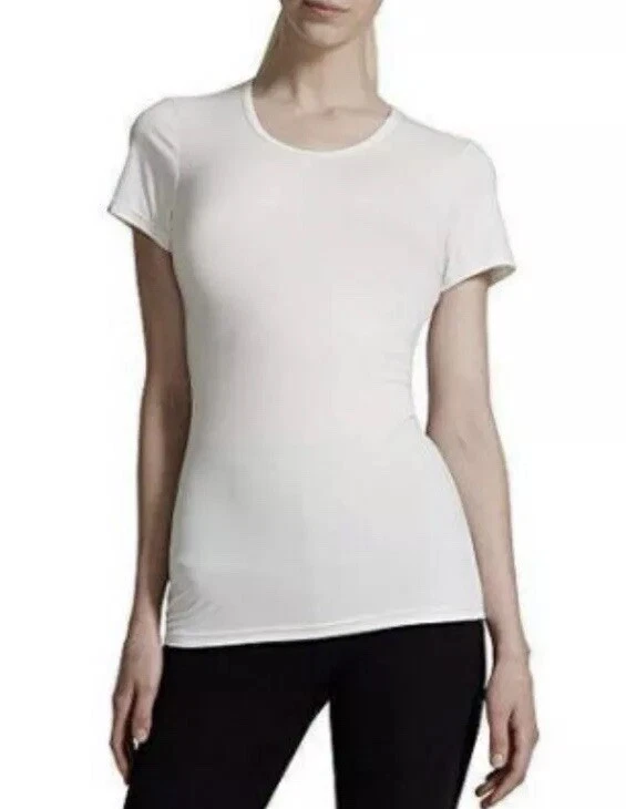 32 Degrees Cool Women's 2pk Short Sleeve Scoop Neck White/blushsmall