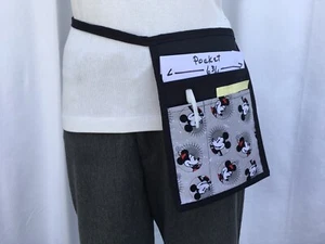 Mouse MousePrint I Pad MINI Side Hip Apron Bar Waiter Waitress Money Pouch - Picture 1 of 3