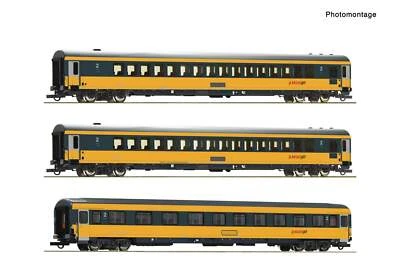 Roco 6200082 HO Gauge CD Regiojet Bmpvz/Bpwmz/Abmz Coach Set (3) VI - Image 1 of 2