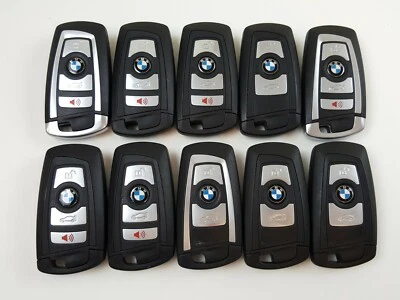 LOTE ORIGINAL DE 10 BMW SERIE 3 5 7 F 09-18 LLAVE INTELIGENTE MENOS CONTROL REMOTO OEM FOB 315MHz Foto 1 de 4