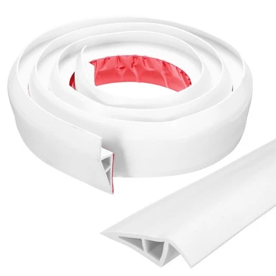 Floor Transition Strip, 0.9" 6.6ft Transition Cover, White Foto 1 de 4