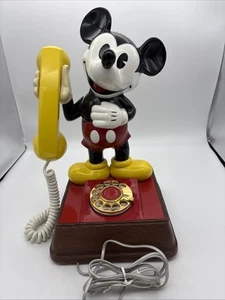 Vintage The Mickey Mouse Telefon Drehtelefon Disney 1976 15" Festnetz - Bild 1 von 13