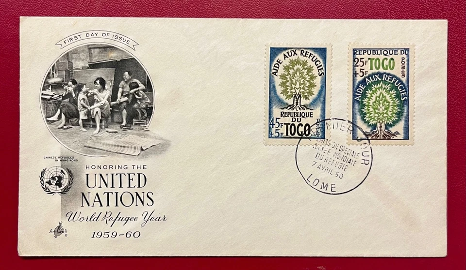 TOGO * "WORLD REFUGEE YEAR  1959 - 60" - FDC - Image 1 of 1