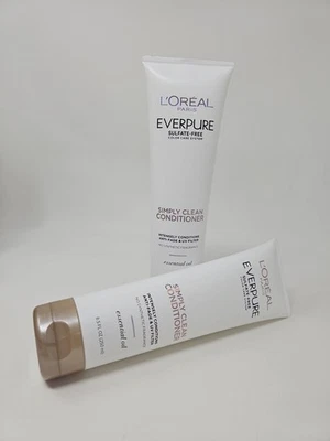 L'Oreal Paris EverPure Sulfate Free Simply Clean Hair Conditioner 2 Pack - Image 1 of 4