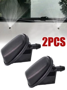 2x Car Windshield Windscreen Washer Jet Nozzles Sprayer For Ford Focus Mondeo - Picture 1 of 14