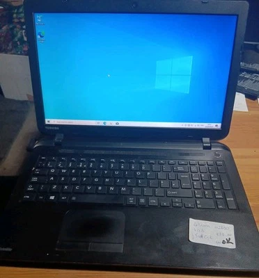 Toshiba Satellite C50D-B-140 BLACK. Celeron N2830.  250gb. 8gb Ram.  Read Pls. - Image 1 of 4