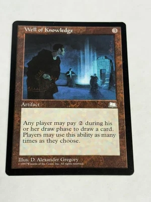MTG Weatherlight Well of Knowledge RESERVED LIST Artifact NM - Image 1 of 3