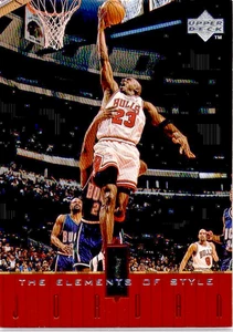 Michael Jordan 1998-99 Upper Deck The Element of Style #135 NBA Chicago Bulls - Imagen 1 de 4