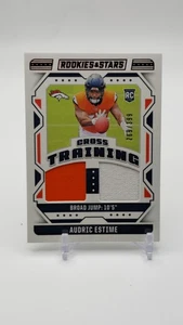 2024 Panini Rookies And Stars Audric Estime Cross Training Dual Patch RC /399 - Picture 1 of 2