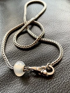 Trollbeads Kette mit Verschluss und 1 Künstlerbead Achat - Bild 1 von 3
