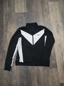 Nike 2010's White and Black Women's Size Medium Track Jacket - Picture 1 of 10