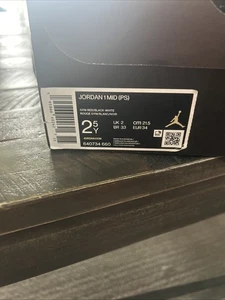 Jordan 1 Mid Ps Size 2.5 - Picture 1 of 9