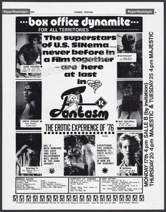 FANTASM - Orig. 1976 Trade AD / ADVERT_ John Holmes Uschi Digard Candy Samples - Picture 1 of 1