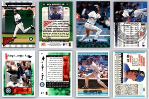 Ken Griffey Jr. 4 Card Lot - Seattle Mariners Cincinnati Reds White Sox HOF - Picture 1 of 1