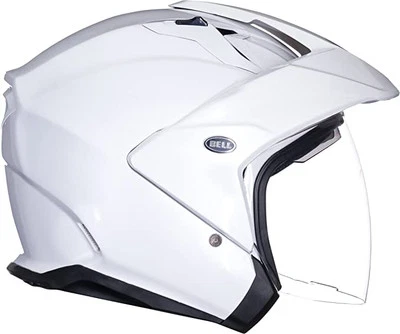Bell Mag-9 Open Face Motorcycle Helmet (Gloss Pearl White) - Image 1 of 4