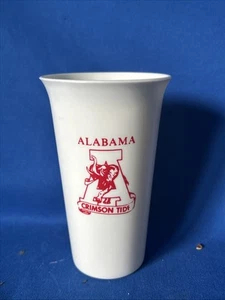 Vintage Alabama Crimson Tide Old Logo Block A Elephant Plastic Cup 70s Football - Picture 1 of 7