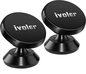 Ivoler Soporte Teléfono Coche Pack de 2 Universal Rotación 360° Magnético Portátil - Imagen 1 de 10