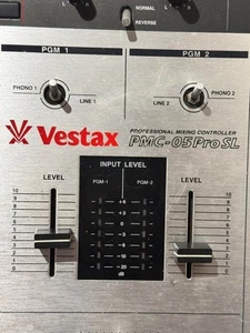 Vestax PMC-05 Pro SL VCA Silver DJ Mixer Junk From Japan - Picture 1 of 15