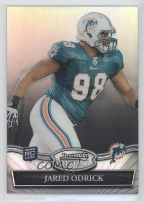 2010 Bowman Sterling Black Refractor /50 Jared Odrick #20 Rookie RC - Image 1 of 2