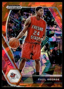 2021-22 Panini Prizm Draft Picks Prizms Orange Ice Paul George #69 21120 - Picture 1 of 2