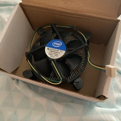 Intel E97378-001 E97379-001 Aluminum Socket 1155 1150 1151 Cooling Heatsink Fan - Image 1 of 2