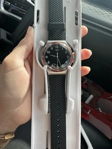 NEW✅ Swatch Irony RED WHEEL Steel Black Silicone Number Dial Men's Watch YWS417 - Picture 1 of 4