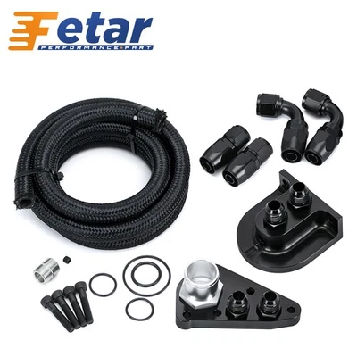 Kit de reubicación de filtro de aceite para 96-10 Ford Lincoln 4,6 L 5,4 L Mustang GT F150 F250 Foto 1 de 4