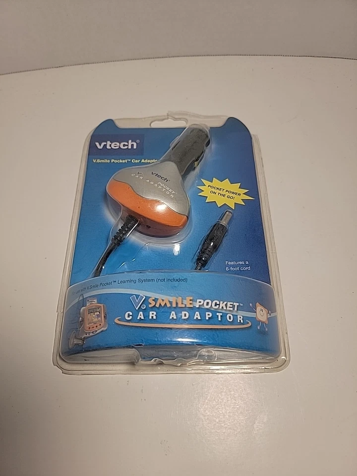 Vtech VSmile Pocket Car Adaptor - New Sealed 6ft Power Cord Adapter V.Smile - Image 1 of 3