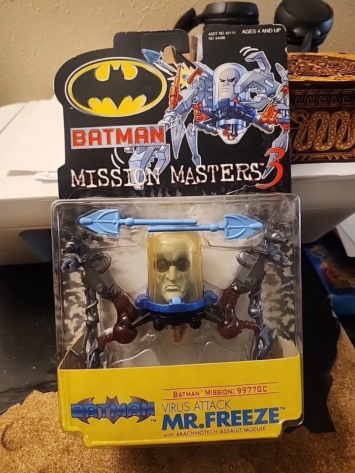 Figura Kenner Hasbro 2000 Batman Mission Masters 3 Virus Attack Mr Freeze Foto 1 de 4