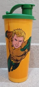 TUPPERWARE AQUAMAN 16 oz TUMBLER New! - Picture 1 of 3