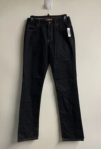 Old Navy Black Skinny Jeans Size 18 Regular Adjustable Waist Young Man - Picture 1 of 7