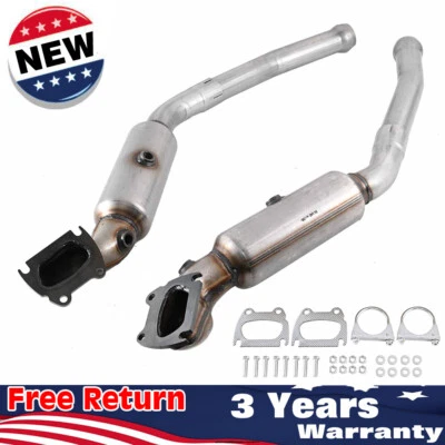 2x Catalytic Converter for 2013-2018 Jeep Grand Cherokee 3.6L left & Right Foto 1 de 4