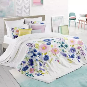 Bluebellgray Florrie Floral Print Duvet Cover Set, Twin/Twin XL, White/Multi New - Picture 1 of 5