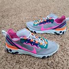 Nike Womens React Element 55 BQ2728-006 Wolf Gray Running Shoes Sneakers Size 8