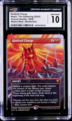 MTG Magic the Gathering Bloomburrow Special Guests Kindred Charge CGC 10 POP 2 - Image 1 of 4