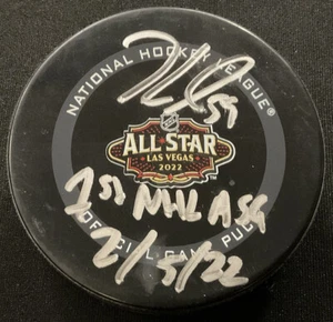 JAKE GUENTZEL Signed Autographed 2022 Vegas All-Star Game Puck FANATICS B478320 - Picture 1 of 3