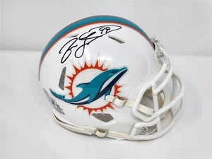 JASON TAYLOR signed DOLPHINS mini helmet BECKETT COA - Picture 1 of 3