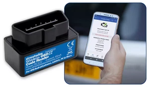 OBD2 Bluetooth Wireless Auto Scanner Diagnose Codeleser Motor Licht Werkzeug - Bild 1 von 4