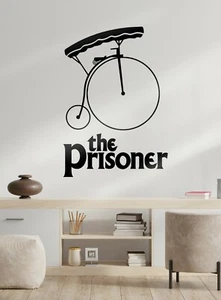 IL PRIGIONIERO (PATRICK MGOOHAN) TV SHOW 1967 VINILE WALL ART CUT ADESIVO - Foto 1 di 5