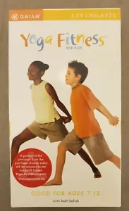 NEW - Yoga Fitness for Kids - Ages 7-12 w/ Leah Kalish - VHS - Healthy Exercise - Foto 1 di 2