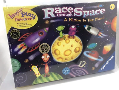 Ravensburger Race through Space A Mission to the Moon Board Game Age 6+ NEW  - Image 1 of 4