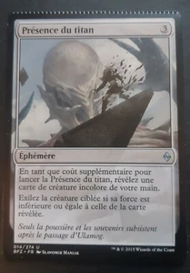 Présence du titan CRIMPED - Titan's Presence - Misprint Mtg Magic - Picture 1 of 1