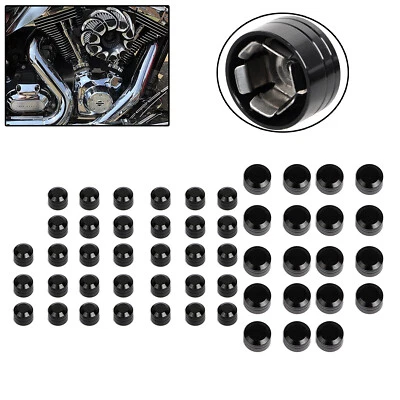 Tapas de cubierta de tornillo CNC negro para Indian Power Plus Single Springfield Foto 1 de 4