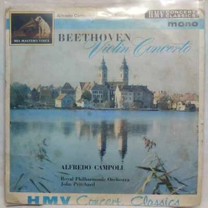 Beethoven Violin Concerto LP Record Alfredo Campoli English Rare Great Britain - Picture 1 of 7