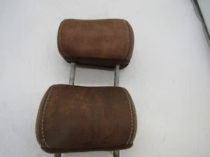 2004 2005 2006 2007 2008 Ford F150 King Ranch Brown Leather Rear Headrest Set - Picture 1 of 3