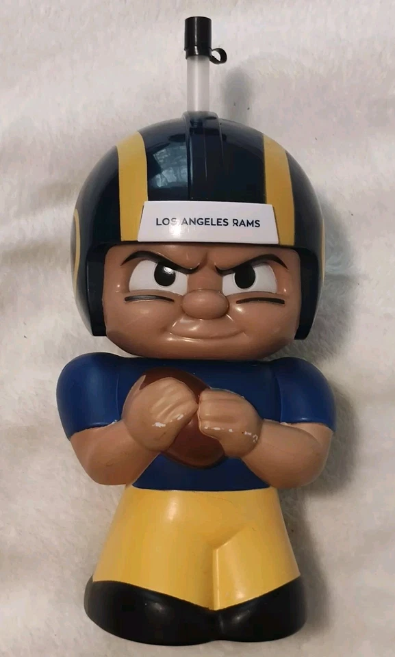 Botella de agua Party Animal TeenyMates NFL Big Sip Los Angeles Rams - azul y dorado Foto 1 de 4