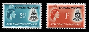 CAYMAN ISLANDS - 1959 NEW CONSTITUTION - MUH - BE 43 - Bild 1 von 1